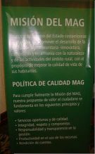 Principios y Valores Institucionales quedan registrados en la poltica de calidad del MAG